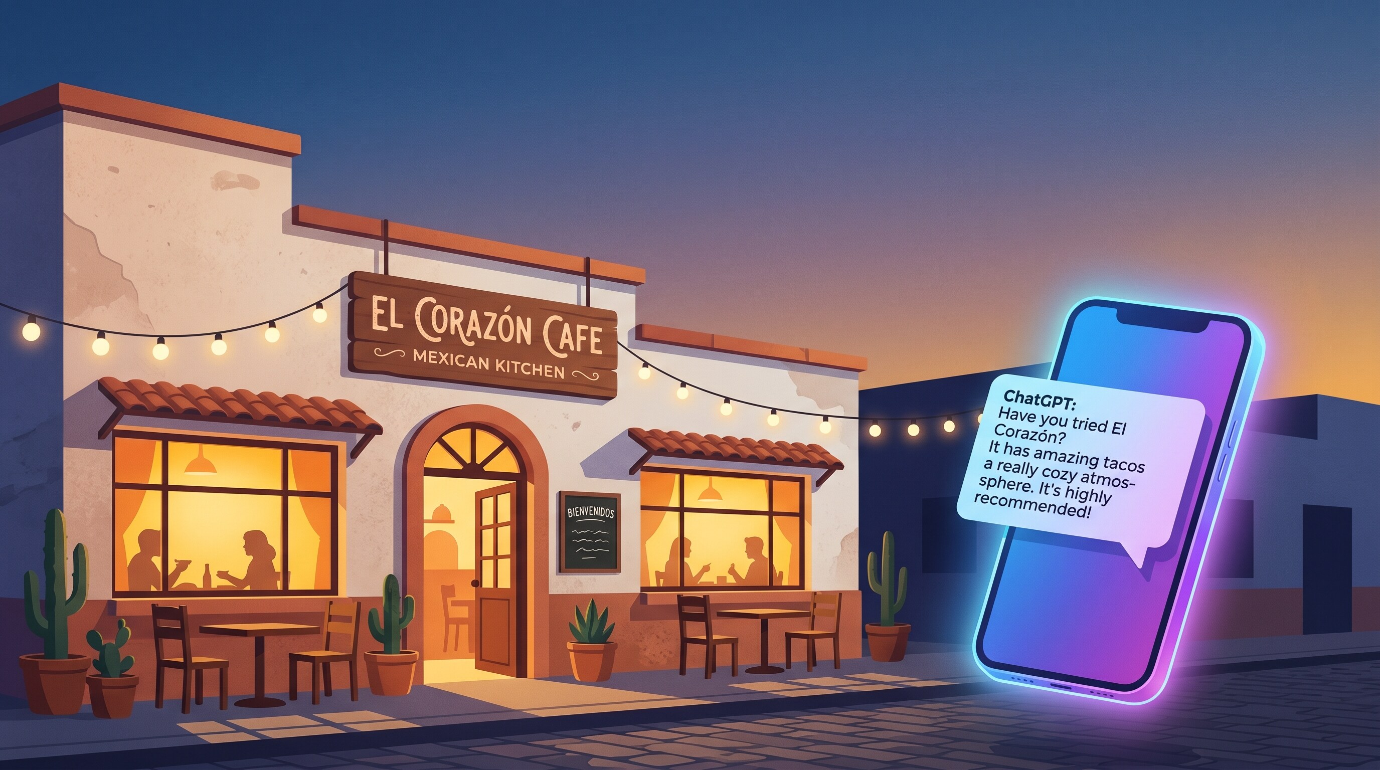 'Nos los recomendó ChatGPT': por qué tu restaurante debe aparecer en respuestas de IA
